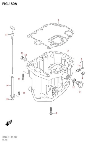 Suzuki genuine water - plug, df50