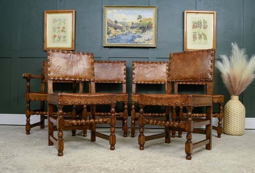 Oak leather dining - oak,