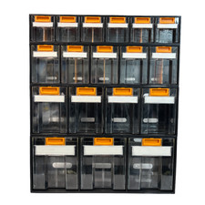 Van Workshop Kit Locking Tilt Bins Draw Storage unit set of 4