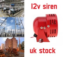 12V Air Raid Siren Motorcycle Boat Truck Motor Driven Horn Alarm UK Stock 🇬🇧..