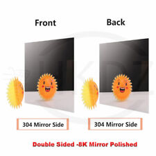 8K Mirror Polished Stainless Steel Sheet Plate Grade 304 Thickess 0.3mm - 4mm