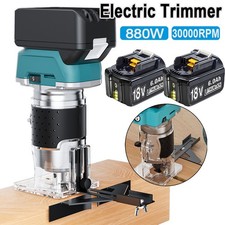 Brushless Electric Hand Trimmer For Makita 18V Battery Laminate Router Cordless