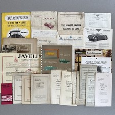 Jowett Javelin Jupiter Bradford 650 Roadster 50 Years Lot Other Cars Letters (M2