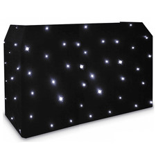 Starcloth Bright White LED for Pro DJ Booth XL Inc Controller Star Cloth Case