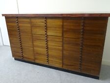 Vintage wooden printers letterpress or tooth cabinet 60 drawer.