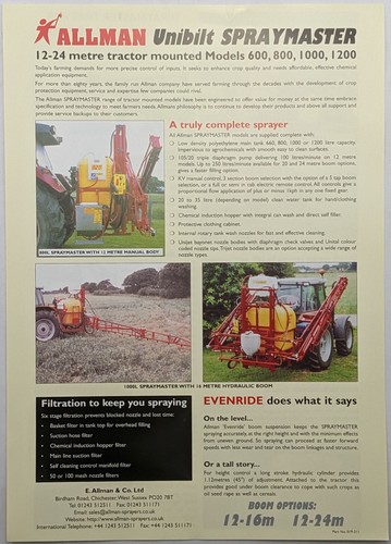 Allman unibilt spraymaster - allman,