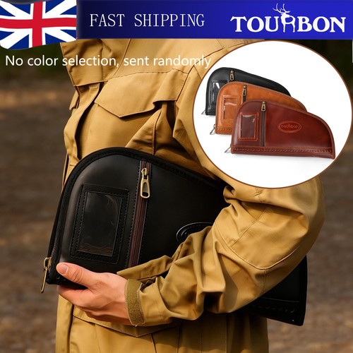 Tourbon vintage leather pistol - leather,
