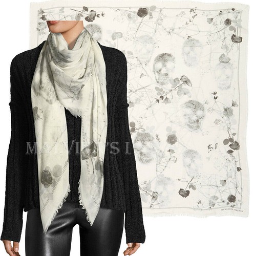 Alexander mcqueen scarf skull - mcqueen,