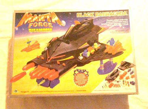 Black barracuda spaceship - barracuda, by
