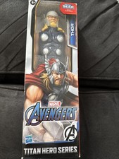 Marvel Avengers Titan Hero Series Blast Gear Thor Action Figure, 12-Inch Toy, In