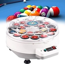 Pool Ball Cleaner Snooker Polisher 22 Balls Automatic Cleaning Kit DE