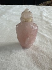 Vintage Rose Quartz Snuff