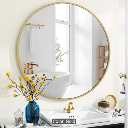 Brand new gold round wall - brand,