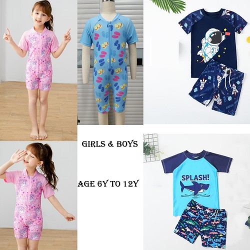 Kids boys girls swimming - boys,