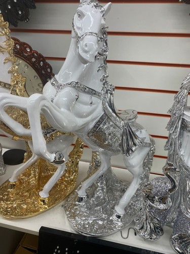 White silver horse traveller - horse,