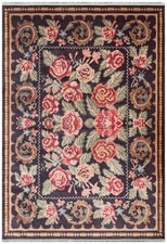 Rose Floral Flower Area Rug