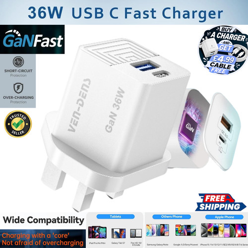 36w usb fast charger plug - 36w, &