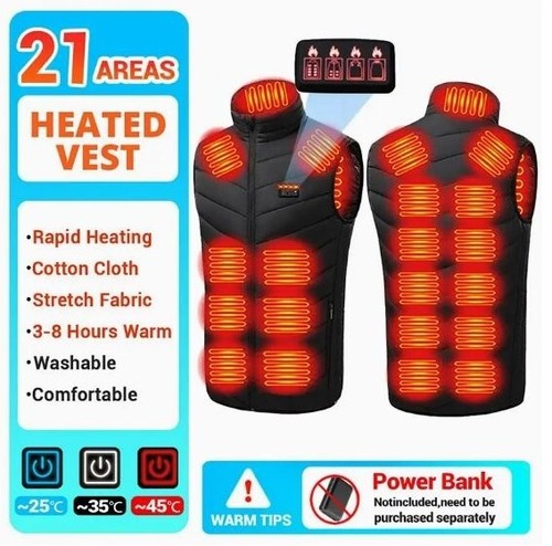 Heated vest gilet jacket - vest,