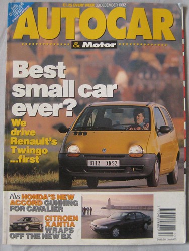 Autocar 1992 featuring - 30/12/1992,