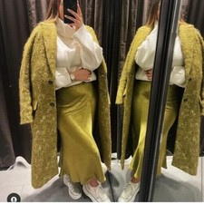 RARE ZARA GENUINE WOOL YELLOW
