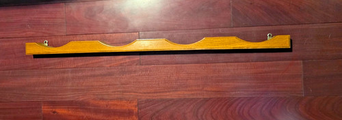 Vtg solid oak wall - solid,