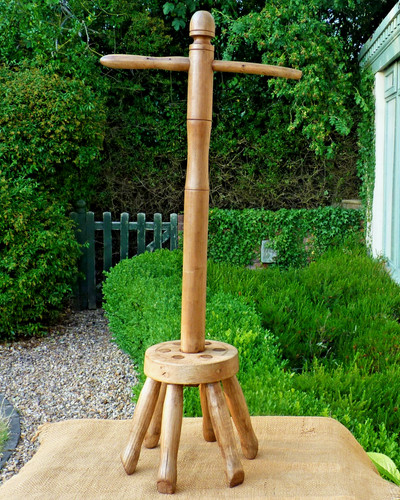 Antique wooden dolly washing - antique,