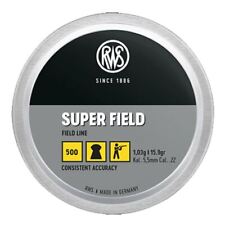 RWS Super Field .22 15gr 5.51 Airgun Pellets Tin of 500