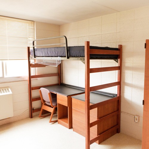 Bedside shelf for - bed, with