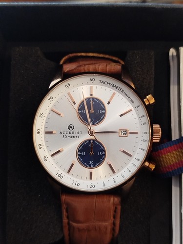 Accurist mens rose gold - mens,