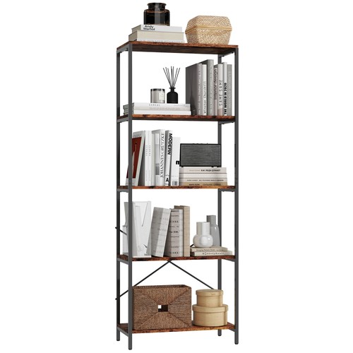 Homcom industrial bookshelf - homcom,