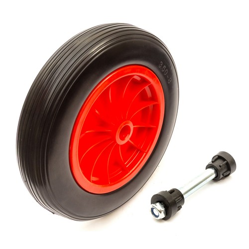 Wheel tyre axle - axle, 14