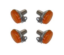 Indicators Complete Set of 4 Front & Rear For Kawasaki Z 250 C Single 1981