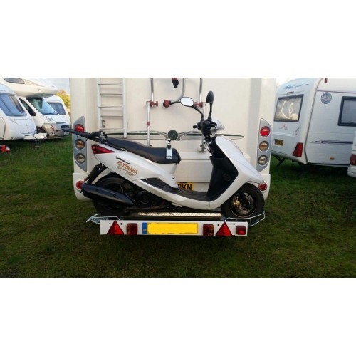 Towbar mounted scooter rack - mounted,
