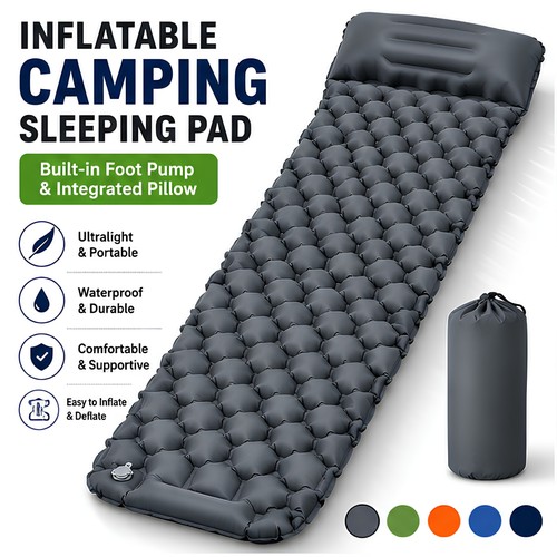 Inflatable mat camping - inflatable,