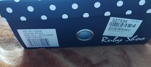 Ruby shoo blue heels size - heels, 4