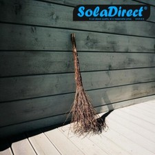 Witches Broom Straw Stick Halloween Fancy Dress Costume Accessory Women NEW