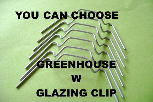 Greenhouse glass clips w - ,