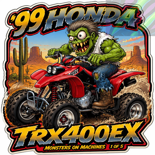 1999 honda trx400ex - trx400ex, 9x9cm