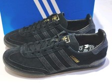 ADIDAS *JEANS* (GY9965) BLACK MENS SUEDE TRAINERS UK 10 EU 44 2/3