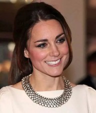 ZARA statement occasion diamanté clear rhinestone collar necklace ASO Royal PoW