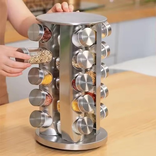 Jar revolving spice rack - jar,