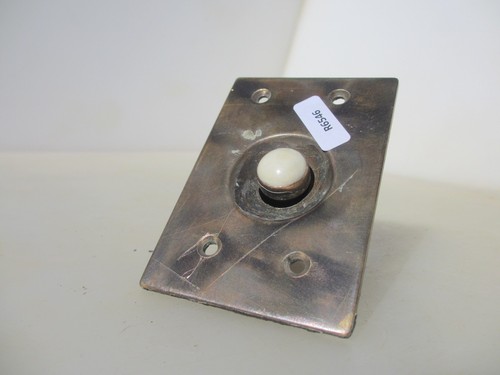 Antique brass doorbell - antique, door