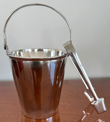 Silverplate ice bucket - silverplate,