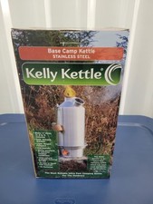 New Kelly Kettle Base Camp Kettle 1.7 Liter Stainless Steel