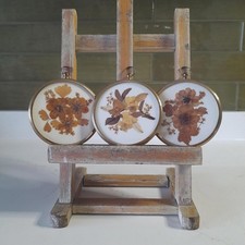 Set of 3 miniature round