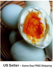 6-Count Farm Fresh Large Cooked Salted Duck Eggs Traditional Chinese Delicacy