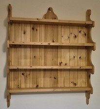 Pine Wall Rack Shelving