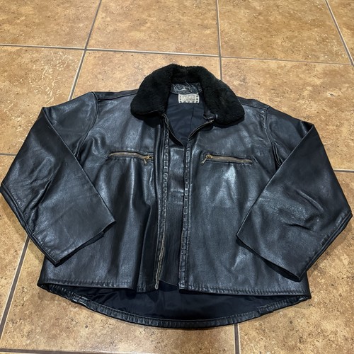 Vtg lancer leather jacket - vtg,