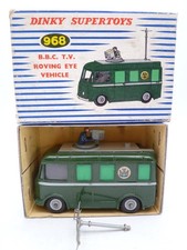 VINTAGE DINKY TOYS 968 BBC TV ROVING EYE VEHICLE IN ORIGINAL BOX 1959-64