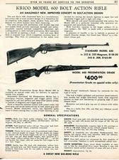 1962 Print Ad of Krico Model